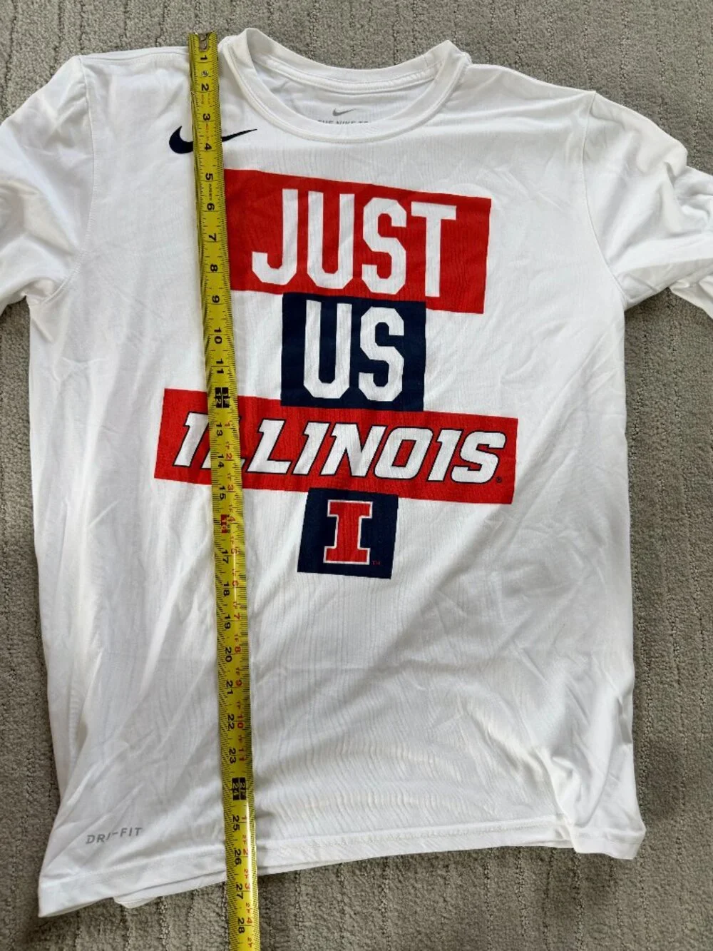 🏀 Nike Illinois Fighting Illini Dri-FIT Long Sleeve Shirt Men’s Medium NWT
